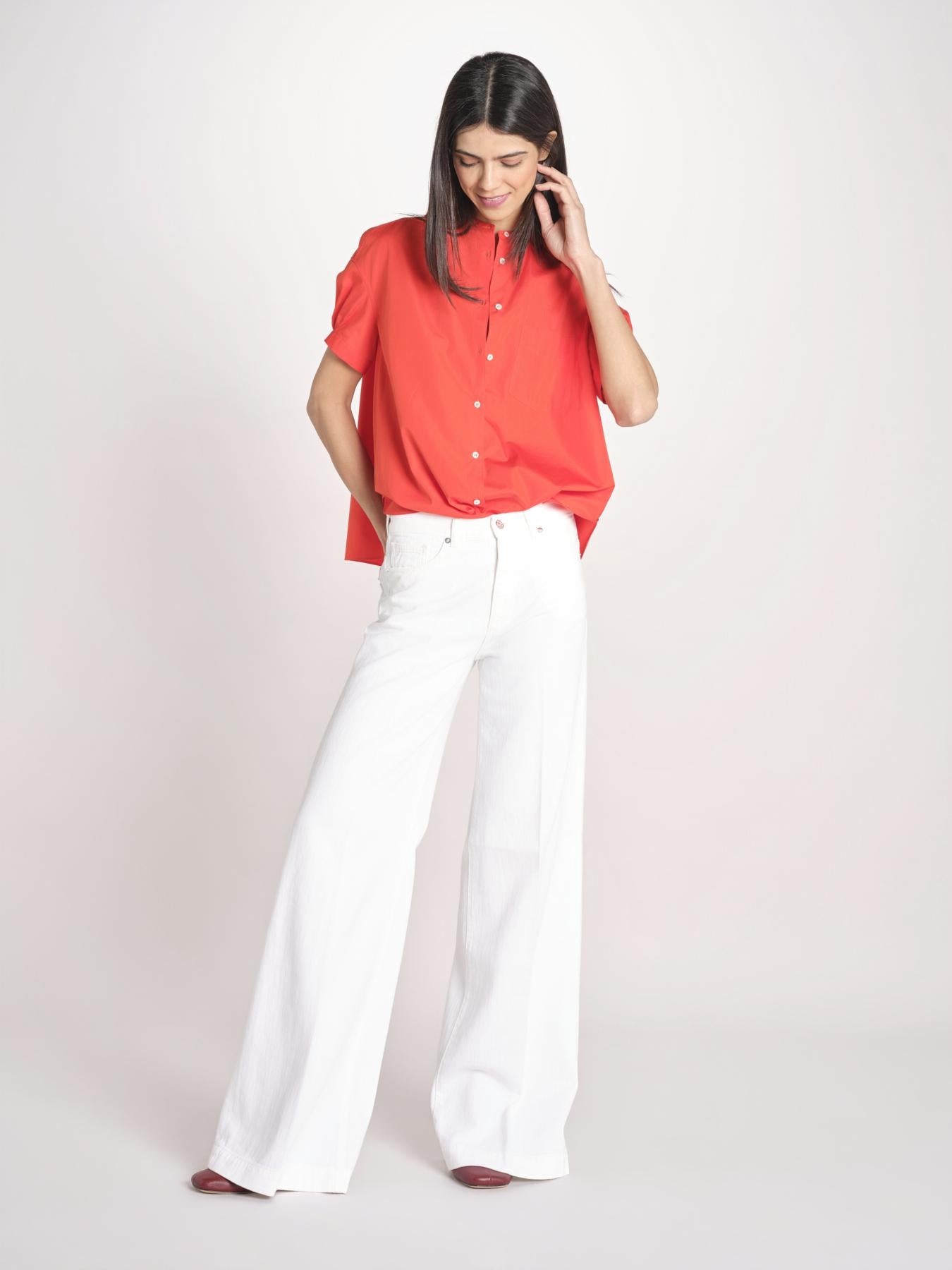 camicia guru a manica corta 5410 85301 GERANIO aspesi 