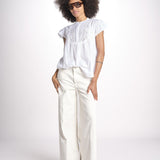 camicia con plastron in pizzo FREYA 744902 WHITE mabe 