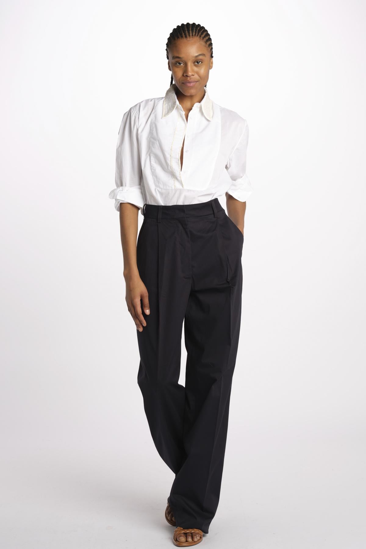 Pantalone AXEL con pinces tasche AXEL T0194 NIGHT BLUE the latest 