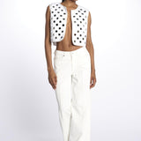 Gilet NEW GITA con specchietti NEW GITA WHITE laurence bras 