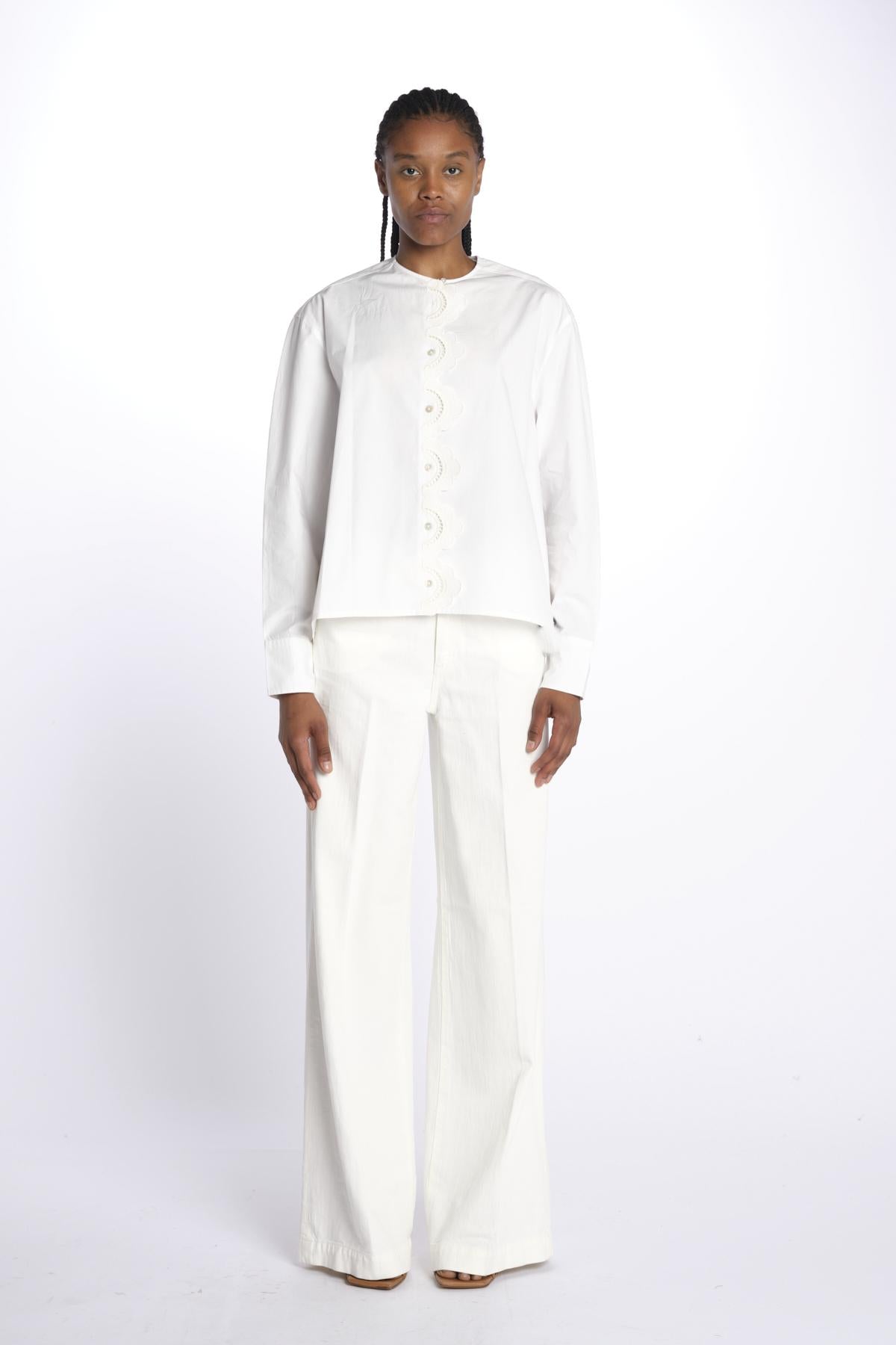 Camicia RANGO m/l smerlo RANGO WHITE laurence bras 