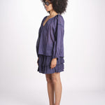camicia voille nervature ALEXANBLATU ENCRE laraethnics 
