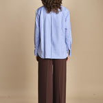 camicia con collo guru 15T533CO289 P231 LIGHT BLUE ines de la fressange 