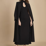 abito lungo con scollo americana MY TYPE BLACK undress code 