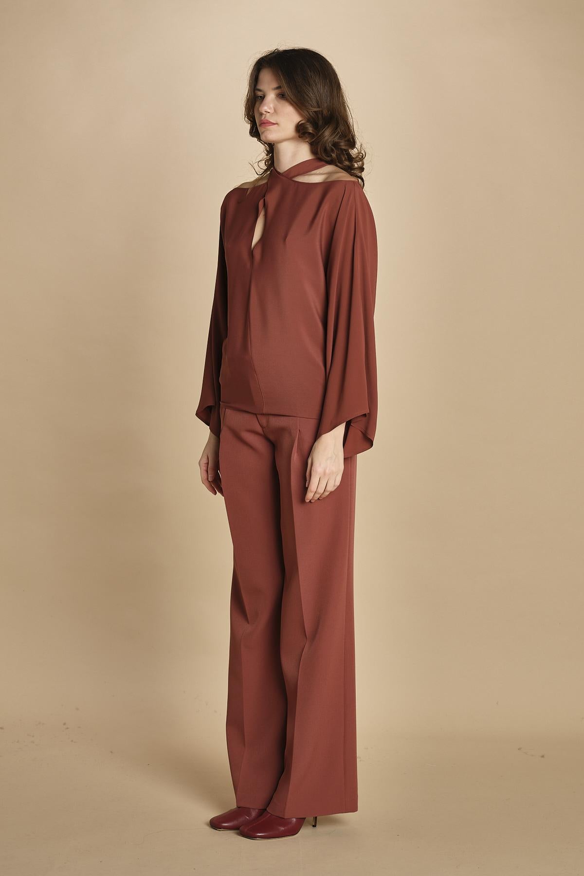 top in seta incrociato 31103-304 COCCIO 57 federica tosi 