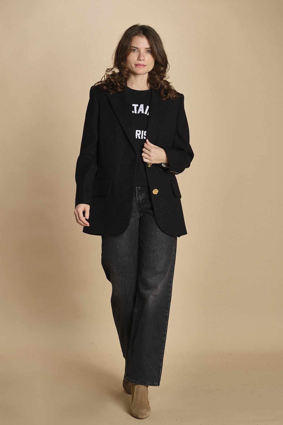 blazer con strass. WWBL01944 ENCRE 404 zadig & voltaire 