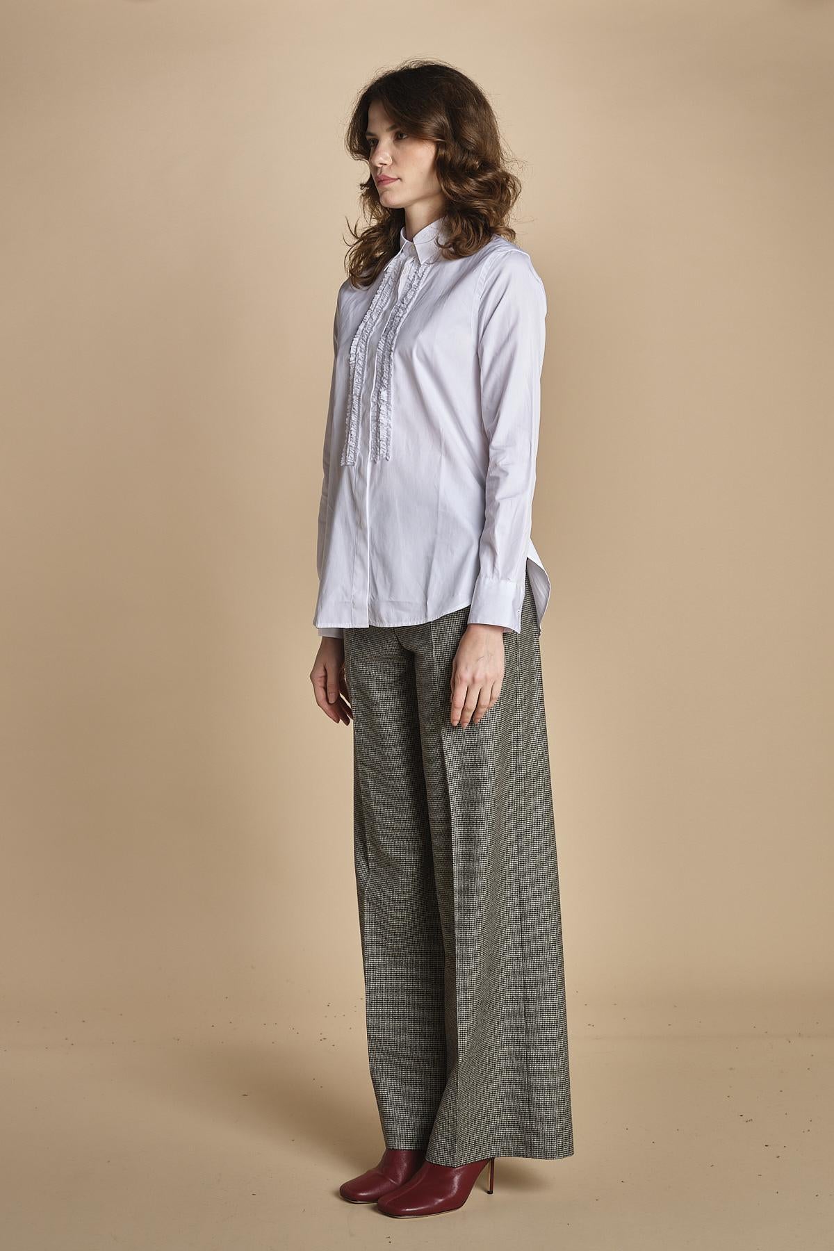 camicia con rouches 5434 07072 aspesi 