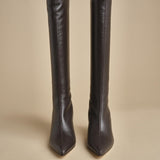 stivale alto liscio PETRA CALF F870SSN CHC studio AMELIA 