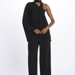 Camicia mono spalla 41106-412 NERO federica tosi 