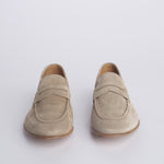 JANET mocassino suede fondo cuoio JANET 80013 ANTILOPE alberto fasciani 