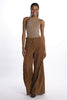 Oversized trousers with ribbing