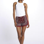 orsina BANDANA SHORTBORDEAUX