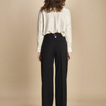 pantalone palazzo fresco lana VISIVO 2525136031600 GRIGIO weekend maxmara 