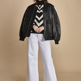 maglia cuore BLACKWHITE HEART 345809 NERO farm rio 