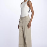 Pantalone KAREN dritto misto lino KAREN KRN27 SABBIA nine in the morning 