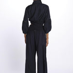 MARIA top con nodo e maniche lunghe MARIA INDIGO laraethnics 
