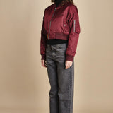 bomber corto BMMAN202F5 BURGUNDY bombers original 