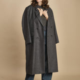 gilet jaquard. PUL0296 GRI5925W soeur 