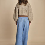 giubbino maglia con zip RABEL MARRON ba&sh 