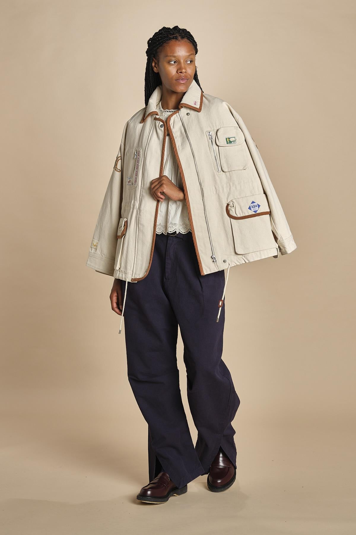 field jacket CAROLYN 038 CREAM sea ny 