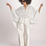 camicia a maniche lunghe WAGMA SIMPLY WHITE scarlett poppies 