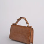 Clutch AUDREY MINI CLUTCH pelle B575CFC CAMEL studio AMELIA 