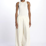Pantalone pinces con elastico 7204 21618 120 pomandère 