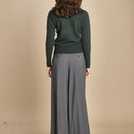 girocollo basic MIL46 25498 VERDE BOTTIGLIA milaura 