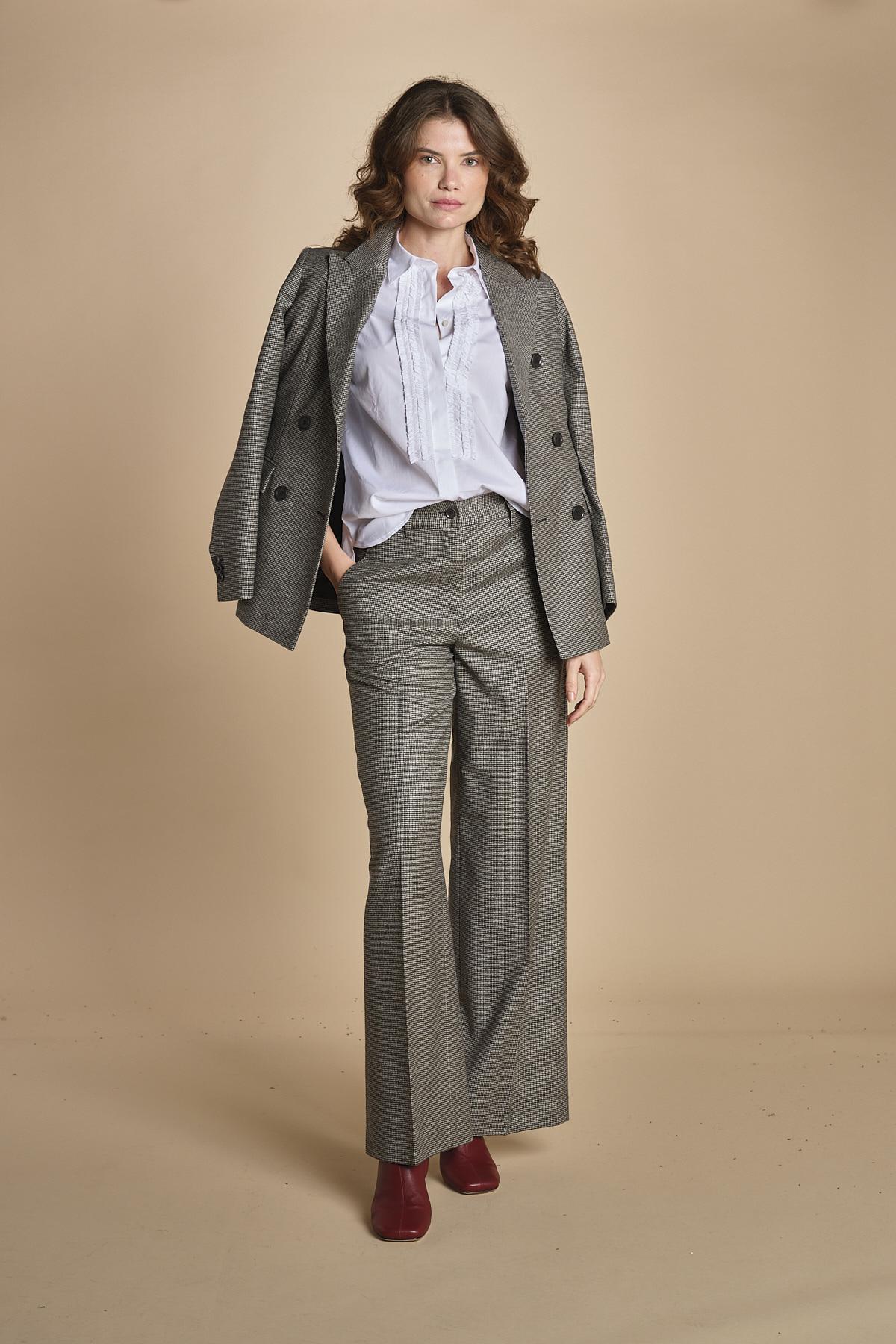 camicia con rouches 5434 07072 aspesi 