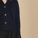 cardigan tre bottoni MIL4A24 25030 BLU milaura 