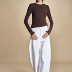 THE FULL PIPE ANKLE denim banana 11326 1378 mother 
