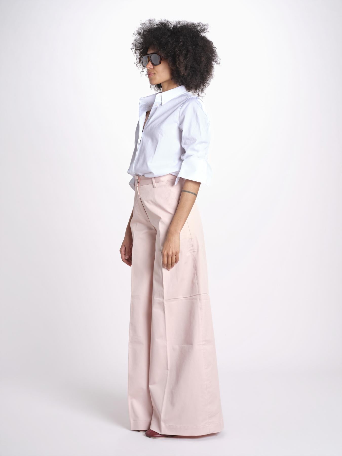 pantalone over in cotone pesante ORIANNA ORNO9 ANTICO nine in the morning 
