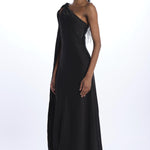  AGU GOWN 10112281 BLACK halston 