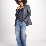 top spalline sottili arricciato sul seno WWCR01307 ENDRE 404 zadig & voltaire 