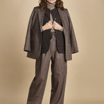 pantalone con due pinces occhio di perenice. PAN0261 MAR1025W soeur 