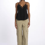Christy cdc perm top spallina sottile PWGCP0702F NOIR zadig & voltaire 