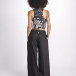 gilet con specchietti GITABIS CA034BGITABI-BLA BLACK laurence bras 