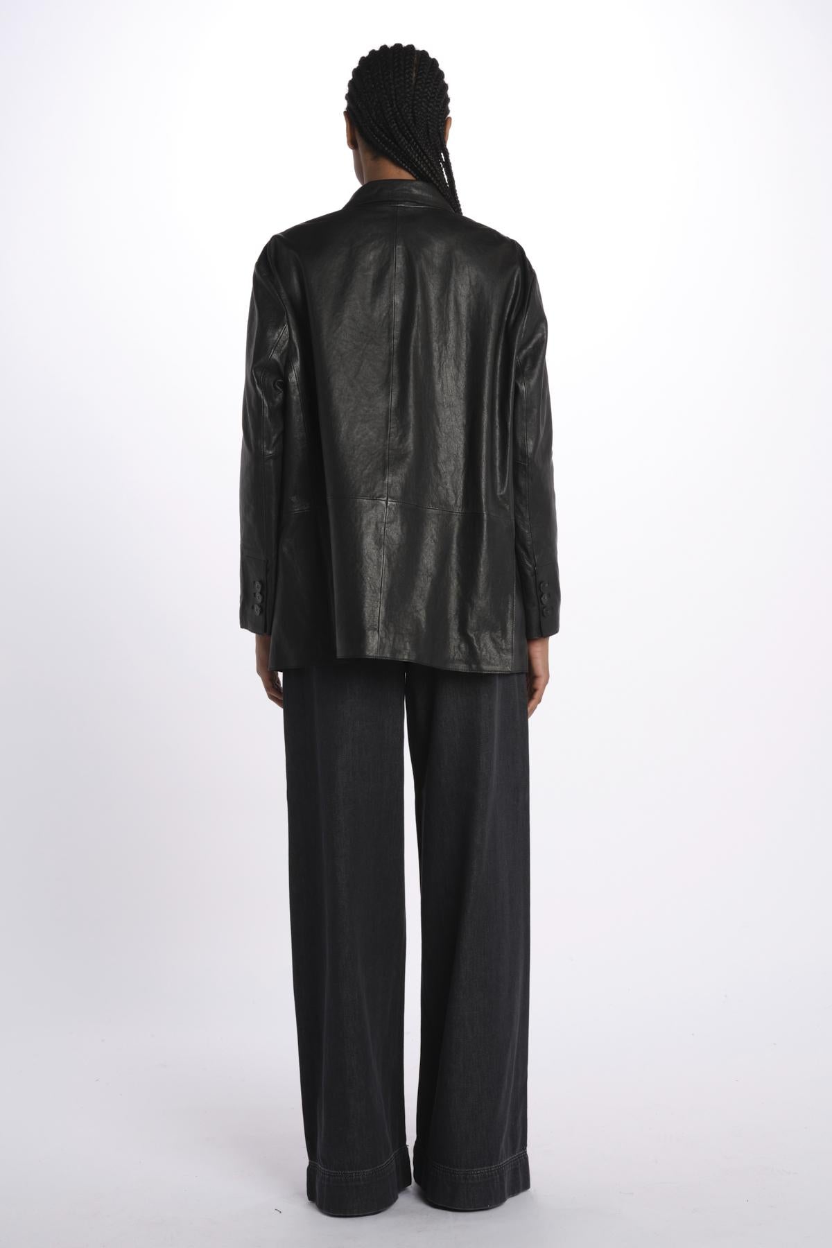 Giacca in pelle MARAT 2515441031600 001NERO weekend maxmara 