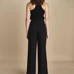 pantalone smoking PEONY ROSE IO1100X5121 BK999 ivy oak 