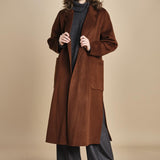 cappotto vestaglia double CELIA IO111046 BR248 ivy oak 