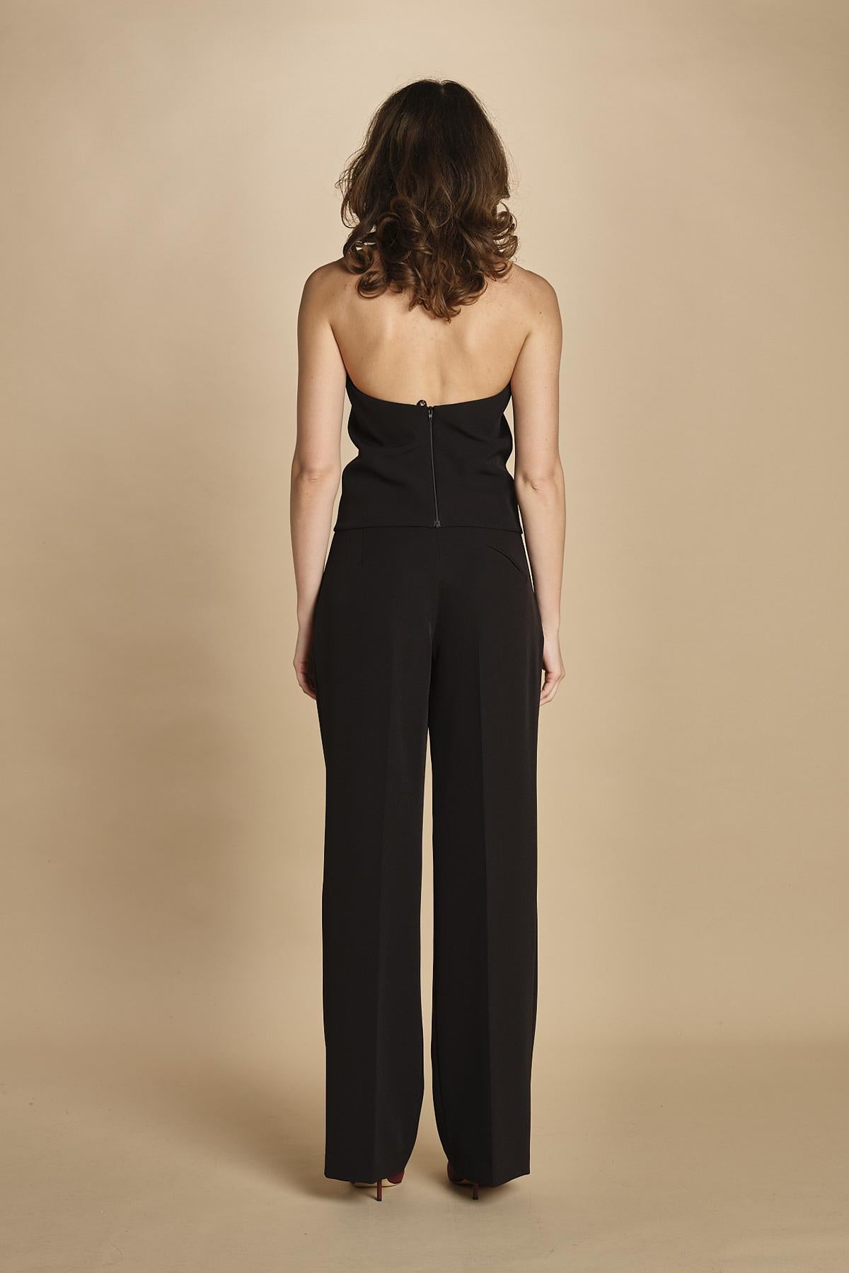 top in cady con schiena nuda 31357-313 NERO 29 federica tosi 