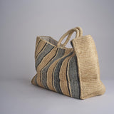 RHEA borsa in paglia a righe grandi SAC RHEA 01BG475 MULTI bagatelle france 
