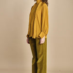 camicia collo alto con rouches GUIDO 2525116036600 012 weekend maxmara 