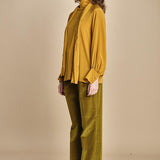 camicia collo alto con rouches GUIDO 2525116036600 012 weekend maxmara 