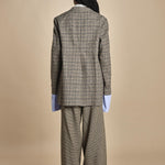 BIRKIN blazer e bottoni in galles MJD514_A26245 COTTON CHECK jejia 