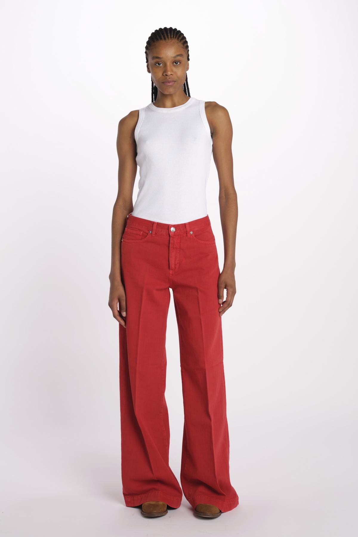 Denim NADIA colorato NADIA NA120 H44 ROSSO nine in the morning 