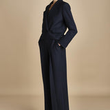 MASE giacca cropped F25-043 013 MIDNIGHT BLUE oscar 