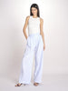 pantalone over con pinces in popeline