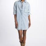 Mini abito THE SHIRT DRESS denim WP25DDR002 ETTIE frame 