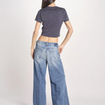 t-shirt costine m/c PARGA 026TS614RM BLU woc 